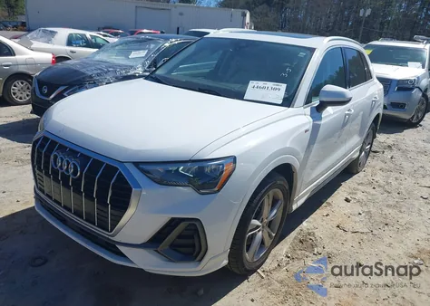 2022 Audi Q3 Premium 45 Tfsi S Line Quattro Tiptronic z USA, uszkodzony, nr VIN WA1DECF37N1013197